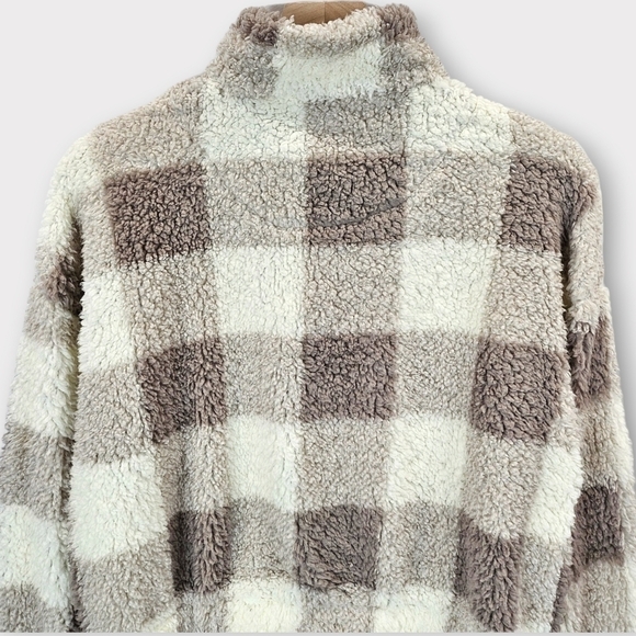 Hippie Rose Sherpa Quarter-Zip Long-Sleeve Top - Picture 6 of 15